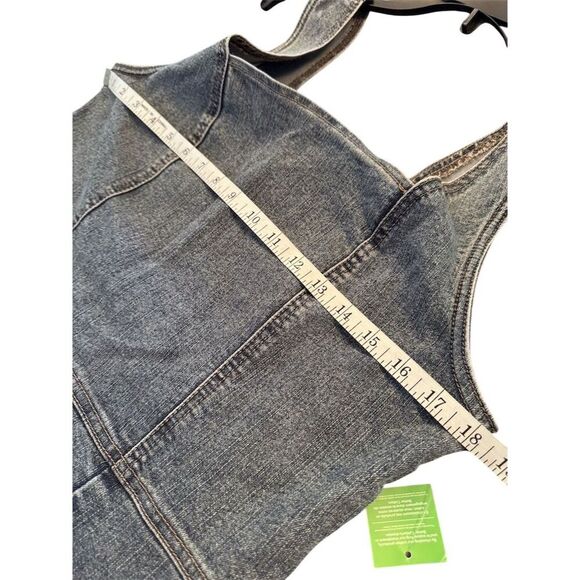 Tinseltown XL Blue Denim Jumpsuit Dress NWT - Picture 9 of 13